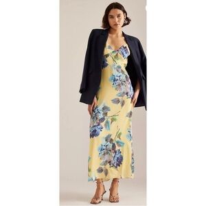 Bardot Floral Yellow Maxi Dress